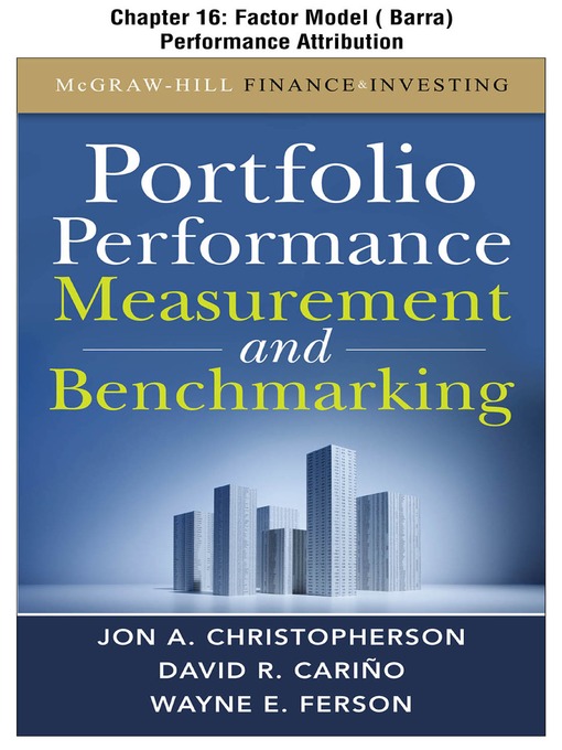 Cover image for Factor Model (Barra) Performance Attribution